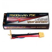 Аккумулятор Vant Li-Po 7.4V 7600 75C S XT60 plug - VANT-7600-75C-2S-X Аккумулятор Vant Li-Po 7.4V 7600 75C S XT60 plug - VANT-7600-75C-2S-X