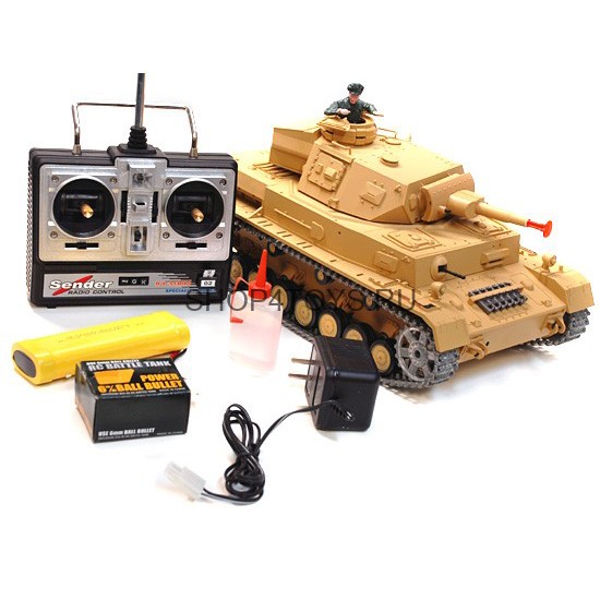 Радиоуправляемый танк Heng Long DAK Pz. Kpfw.IV Ausf. F-1 1:16 - 3858-1 PRO