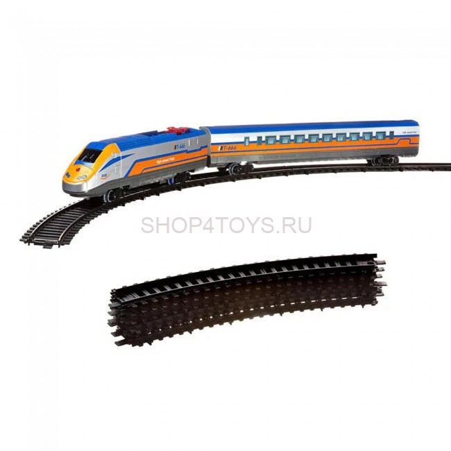 Железная дорога Fenfa Скоростной экспресс (свет, звук, длина пути 6,3 м) - 1609A Железная дорога Fenfa Скоростной экспресс (свет, звук, длина пути 6,3 м) - 1609A