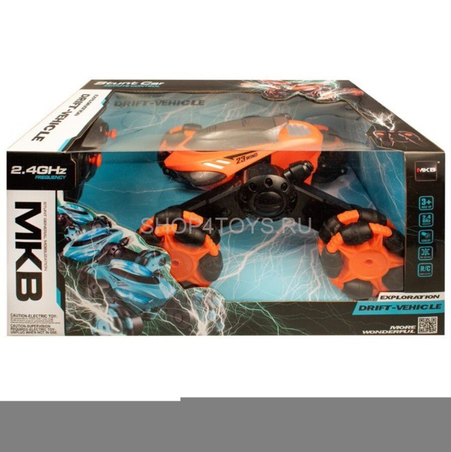 Радиоуправляемая красная трюковая машинка Mekbao Внедорожник Чемпион - 5588-620-RED Радиоуправляемая красная трюковая машинка Mekbao Внедорожник Чемпион - 5588-620-RED