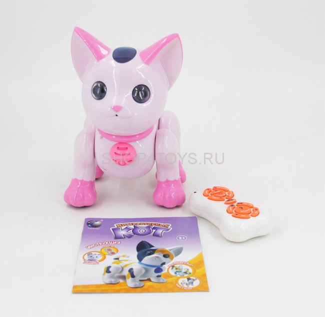 Радиоуправляемый робот Интерактивный Розовый Кот - ZYA-A2744-2-PINK