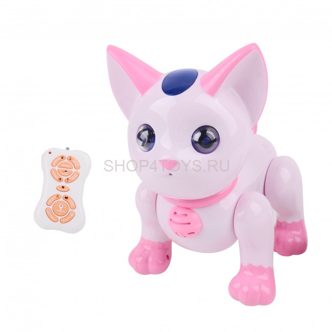 Радиоуправляемый робот Интерактивный Розовый Кот - ZYA-A2744-2-PINK
