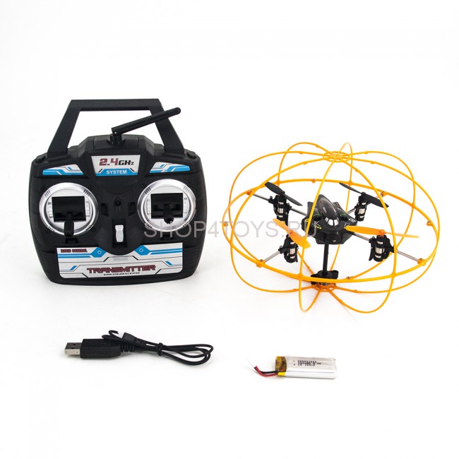 Радиоуправляемый квадрокоптер в сетке HappyCow Eddy Wind Sky 2.4G - 777-329