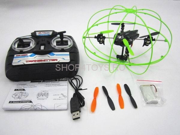 Радиоуправляемый квадрокоптер в сетке HappyCow Eddy Wind Sky 2.4G - 777-329