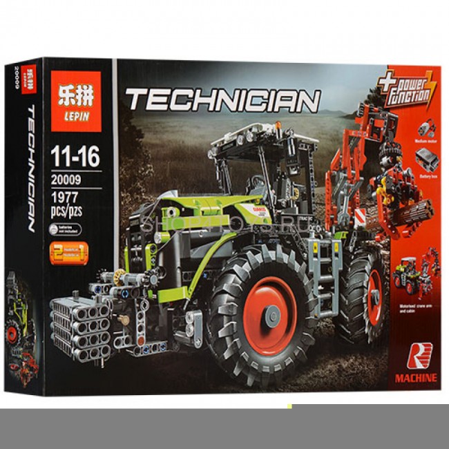 Конструктор XINGBAO Technics 20009 трактор Claas Xerion 5000 Trac VC - Technic 42054