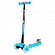 Самокат Maxiscoo Junior Трехколесный Детский со Светящимися Колесами, Голубой - MSC-J101703 Самокат Maxiscoo Junior Трехколесный Детский со Светящимися Колесами, Голубой - MSC-J101703