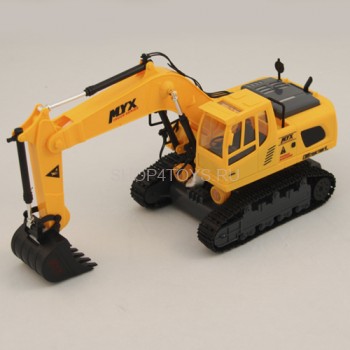 Радиоуправляемый экскаватор - MYX 905-1A Новейшая модель - игрушка экскаватор. Радиомодель укомплектована всем необходимым для запуска.