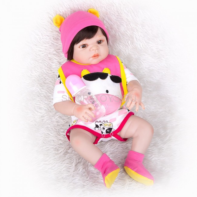 Реборн девочка силиконовая Анюта