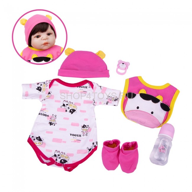 Реборн девочка силиконовая Анюта