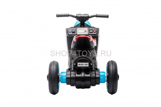 Детский электромобиль скутер трицикл BMW Concept Link Style 6V 2WD - HL700-3-WHITE