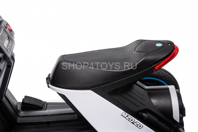 Детский электромобиль скутер трицикл BMW Concept Link Style 6V 2WD - HL700-3-WHITE