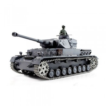 Радиоуправляемый танк Heng Long PzKpfw.IV Ausf.F2.Sd.Kfz - 3859-1 PRO Особенности: металлические гусеницы и приводные механизмы! Танк Heng Long 3859-1 PRO поставляется в собранном виде, в комплектации RTR с дымом, звуком, светом и пневматической пушкой