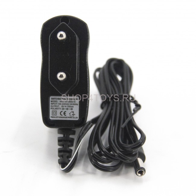 Зарядное устройство HKI 6V 700 mAh для электромобилей - HK075V-060070 Зарядное устройство HKI 6V 700 mAh для электромобилей - HK075V-060070