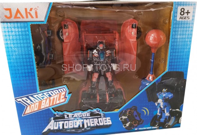 Радиоуправляемый робот-трансформер-боксер JiaQi (спортивная машина) - TT686-S