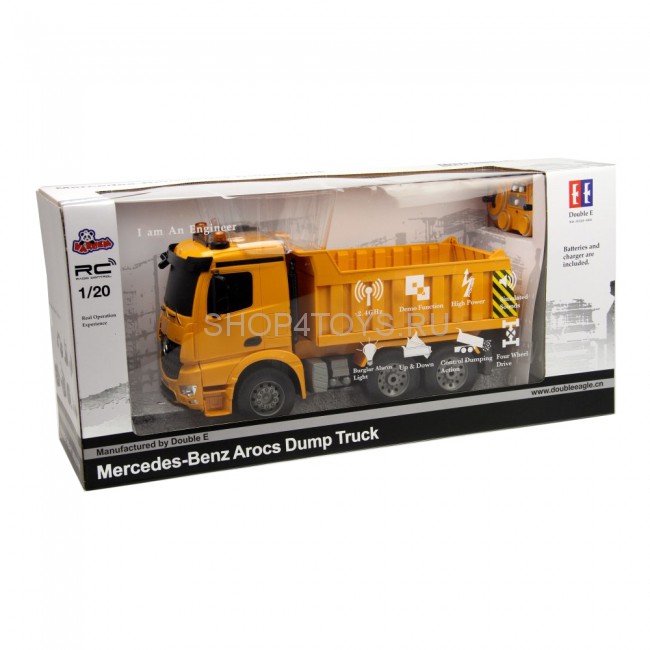 Радиоуправляемый самосвал Mercedez-Benz Actros 1:20 2.4G - E525-003 Радиоуправляемый самосвал Mercedez-Benz Actros 1:20 2.4G - E525-003