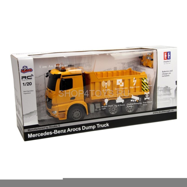 Радиоуправляемый самосвал Mercedez-Benz Actros 1:20 2.4G - E525-003 Радиоуправляемый самосвал Mercedez-Benz Actros 1:20 2.4G - E525-003