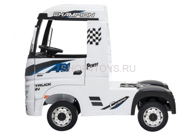 Детский электромобиль фура Mercedes-Benz Actros 4WD 12V - HL358-LUX-WHITE