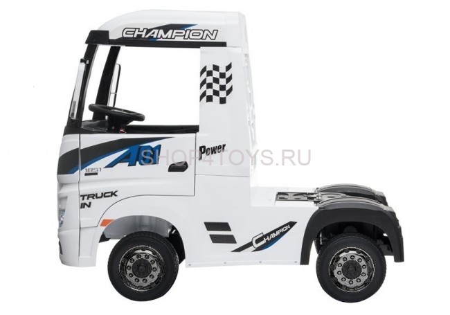 Детский электромобиль фура Mercedes-Benz Actros 4WD 12V - HL358-LUX-WHITE