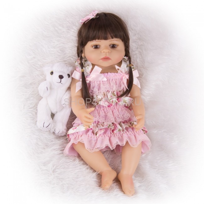 Реборн силиконовая девочка Стефания