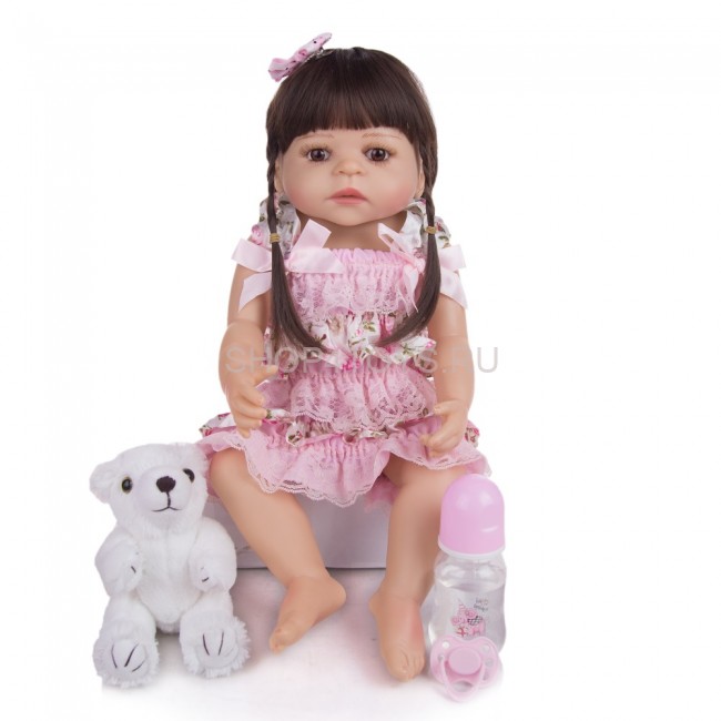 Реборн силиконовая девочка Стефания
