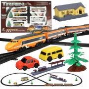 Железная дорога Fenfa ''Скоростной экспресс'' с ж/д станцией (свет, звук, длина пути 4,3 м) - 1638A Железная дорога Fenfa ''Скоростной экспресс'' с ж/д станцией (свет, звук, длина пути 4,3 м) - 1638A