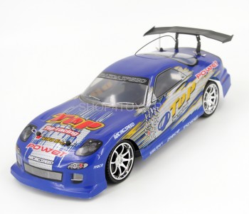 Радиоуправляемый автомобиль для дрифта Mazda RX-7 GT Blue 1:14 - 828-4-B Радиоуправляемый автомобиль для дрифта Mazda RX-7 GT 1:14 - артикул 828-4 c подсветкой колес