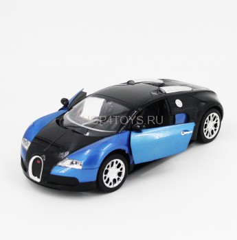 Радиоуправляемая машина MZ Bugatti Veyron Blue 1:14 -  2232J-B Радиоуправляемая машина MZ Bugatti Veyron 1:14 -  2232J. У автомобиля открываются двери с пульта управления.