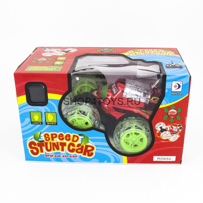 Радиоуправляемая трюковая красная машинка-перевертыш - RD650-R Радиоуправляемая трюковая красная машинка-перевертыш - RD650-R