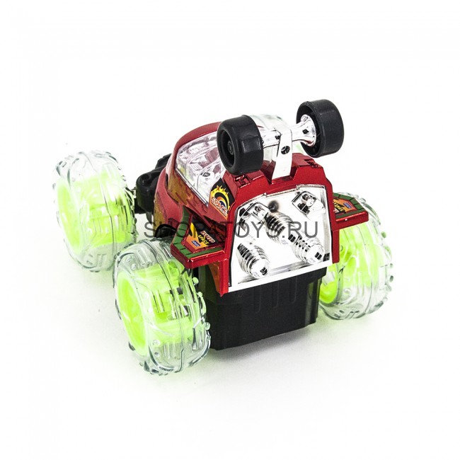 Радиоуправляемая трюковая красная машинка-перевертыш - RD650-R Радиоуправляемая трюковая красная машинка-перевертыш - RD650-R