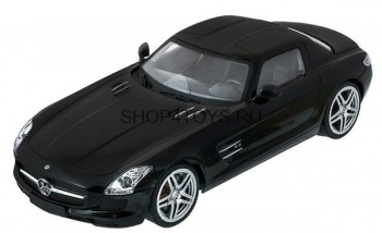 Радиоуправляемая машина MZ Mercedes-Benz SLS Black 1:14 - MZ-2024-B Радиоуправляемая модель спортивного автомобиля Mercedes-Benz SLS 1:14. Официально лицензированный кузов с точностью повторяет форму и детали настоящего автомобиля, а всё необходимое для запуска уже включено в комплект