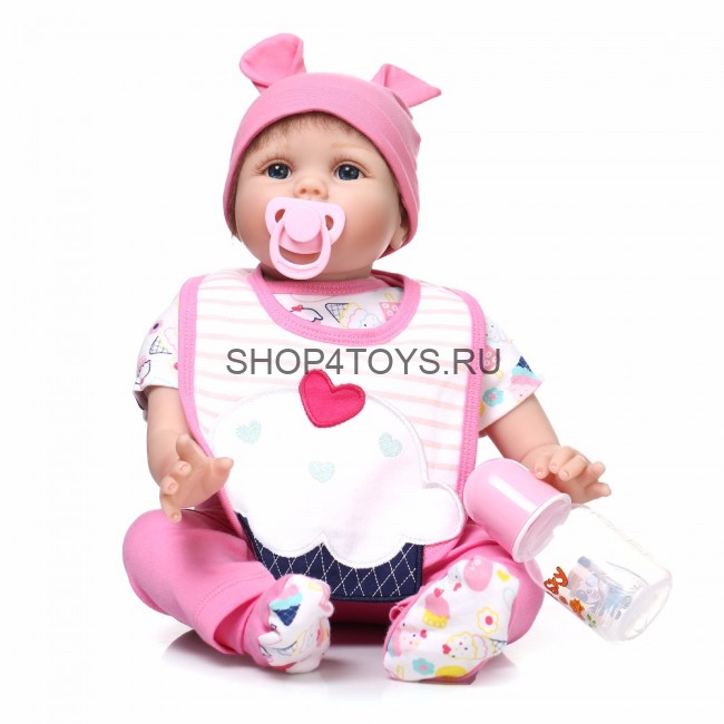 Реборн  с силиконовым телом Лика