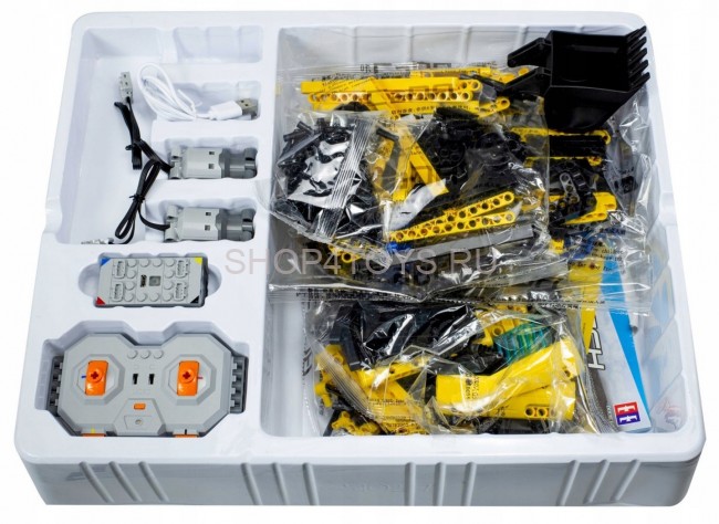 Конструктор CADA deTech радиоуправляемый гусеничный экскаватор (544 детали) - C51057W Конструктор CADA deTech радиоуправляемый гусеничный экскаватор (544 детали) - C51057W