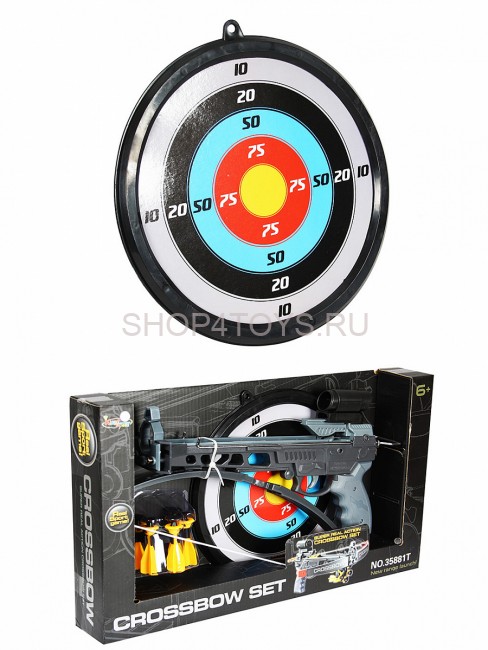 Арбалет с болтами и мишенью - 35881T Арбалет с болтами и мишенью - 35881T