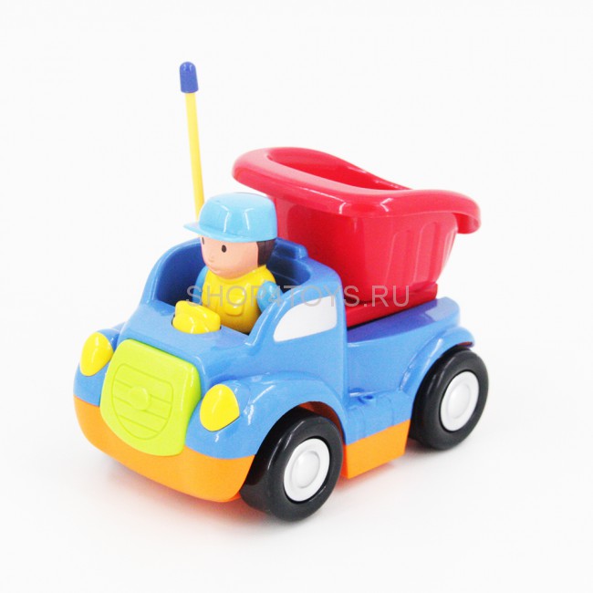 Детская синяя радиоуправляемая машина - самосвал - 6615-B Детская синяя радиоуправляемая машина - самосвал - 6615-B