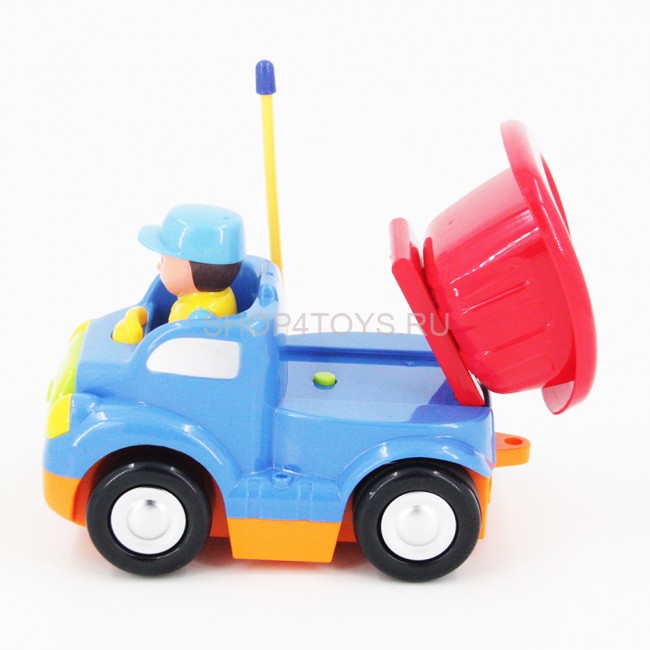 Детская синяя радиоуправляемая машина - самосвал - 6615-B Детская синяя радиоуправляемая машина - самосвал - 6615-B