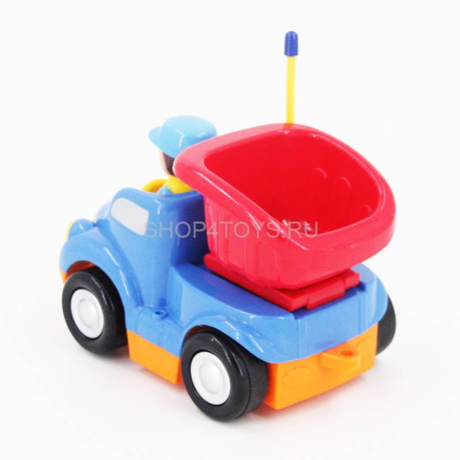 Детская синяя радиоуправляемая машина - самосвал - 6615-B Детская синяя радиоуправляемая машина - самосвал - 6615-B