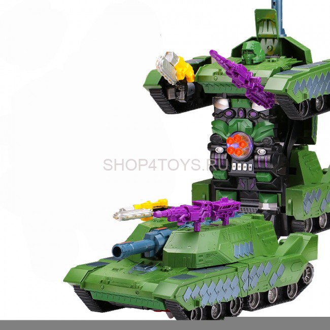 Радиоуправляемый трансформер танк, стреляющий присосками MZ 1:10 2.4G - 2327PF