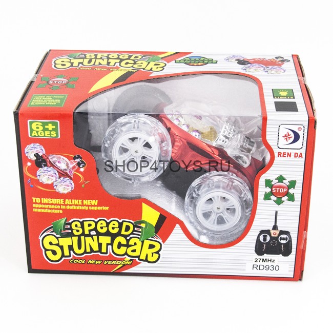 Радиоуправляемая трюковая красная машинка-перевертыш - RD930 Радиоуправляемая трюковая красная машинка-перевертыш - RD930