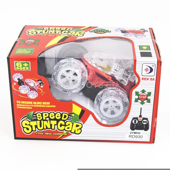 Радиоуправляемая трюковая красная машинка-перевертыш - RD930 Радиоуправляемая трюковая красная машинка-перевертыш - RD930