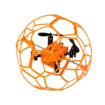 Радиоуправляемый квадрокоптер Helimax Orange SkyWalker в сетке - HM1340 Радиоуправляемый квадрокоптер Helimax Orange SkyWalker в сетке - HM1340