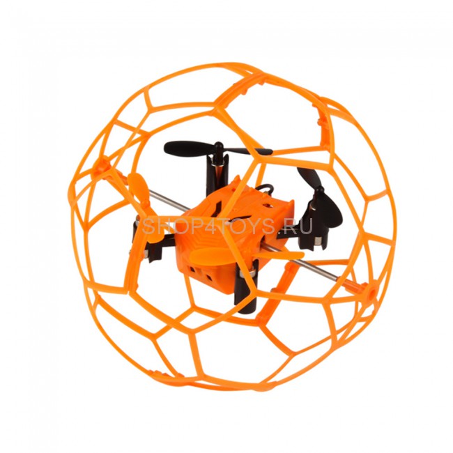 Радиоуправляемый квадрокоптер Helimax Orange SkyWalker в сетке - HM1340 Радиоуправляемый квадрокоптер Helimax Orange SkyWalker в сетке - HM1340