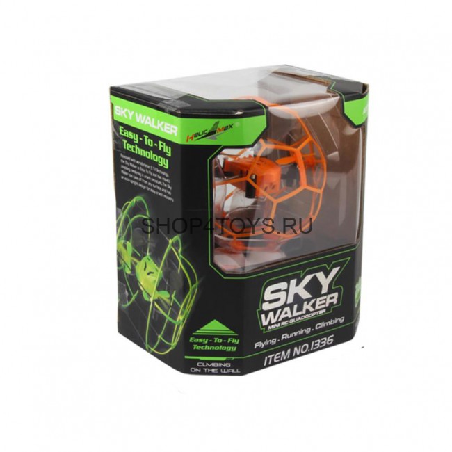 Радиоуправляемый квадрокоптер Helimax Orange SkyWalker в сетке - HM1340 Радиоуправляемый квадрокоптер Helimax Orange SkyWalker в сетке - HM1340