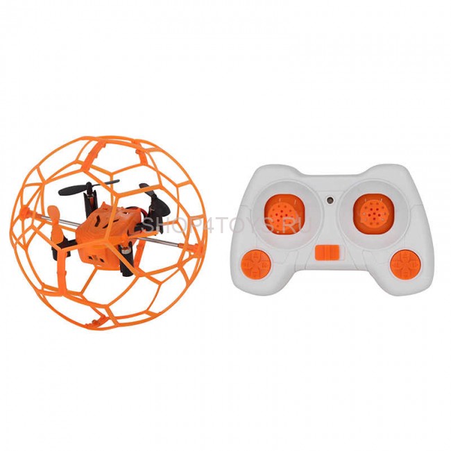 Радиоуправляемый квадрокоптер Helimax Orange SkyWalker в сетке - HM1340 Радиоуправляемый квадрокоптер Helimax Orange SkyWalker в сетке - HM1340