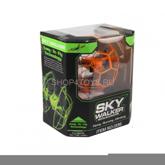 Радиоуправляемый квадрокоптер Helimax Orange SkyWalker в сетке - HM1340 Радиоуправляемый квадрокоптер Helimax Orange SkyWalker в сетке - HM1340