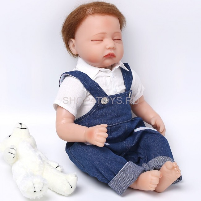 Реборн спящий мальчик Макс