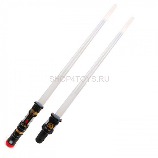 Двухсторонний меч на батарейках Space Sword (4 цвета подсветки, 2 меча) - 8108-2