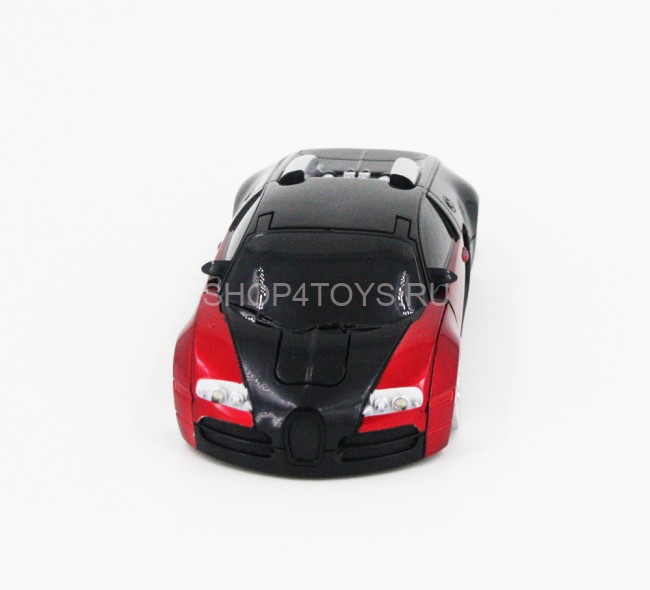 Радиоуправляемый трансформер Бугатти MZ Bugatti Veyron Red 1:24 - 2815X-R