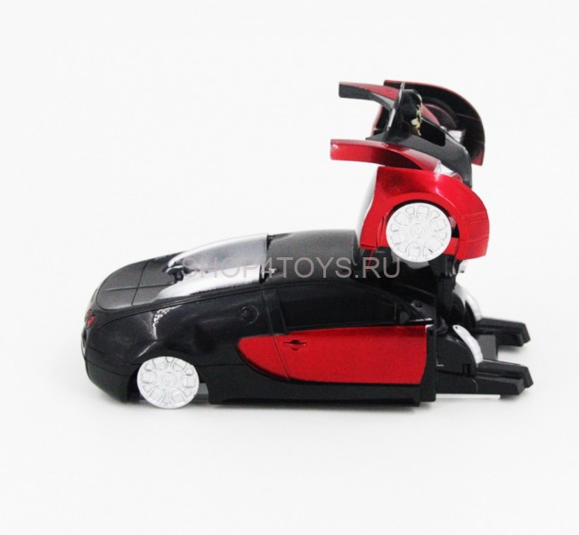 Радиоуправляемый трансформер, ползающий по стенам MZ Bugatti Veyron Red 1:24 - 2815P