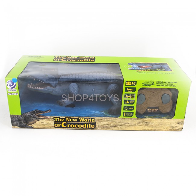 Радиоуправляемый серый крокодил со световым эффектами RuiCheng - 9985-G Радиоуправляемый серый крокодил со световым эффектами RuiCheng - 9985-G