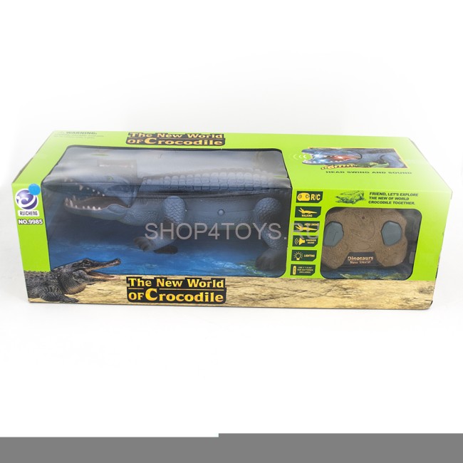 Радиоуправляемый серый крокодил со световым эффектами RuiCheng - 9985-G Радиоуправляемый серый крокодил со световым эффектами RuiCheng - 9985-G